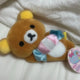 Selling Rilakkuma plush doll.