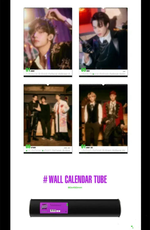 Full Set) 2022 BTS Season's Greetings Suga with Wall Calendar