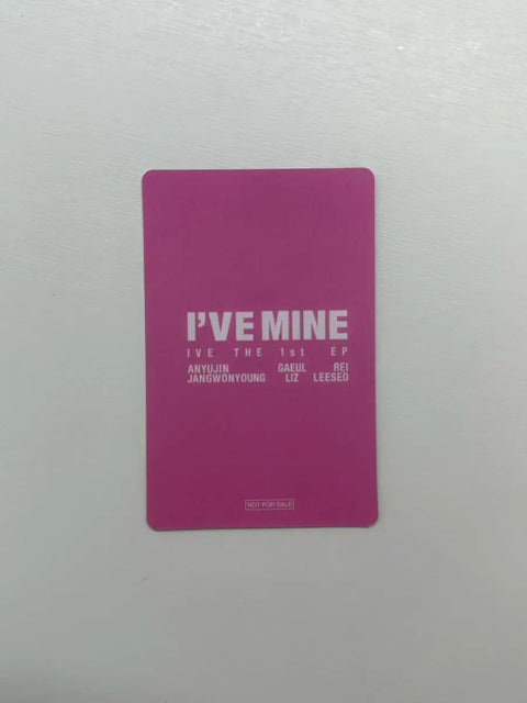 IVE Japan Fukuoka Wonyoung Chairman Limited Edition Photocard