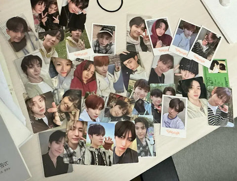 Huge discount, urgent sale. BOYNEXTDOOR Woonhak, Jaehyun, Leehan, Rio, Sungho, Taesan photocard, selling as a set.
