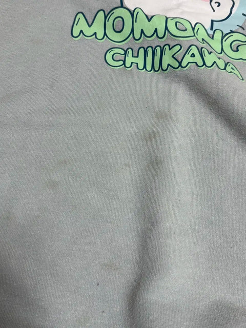 Japanese Chiikawa Momonga Long Sleeve T-shirt 4L Heavily Flawed