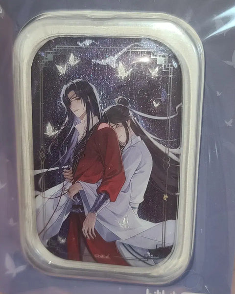 Selling Heaven Official's Blessing (Tian Guan Ci Fu) badges.