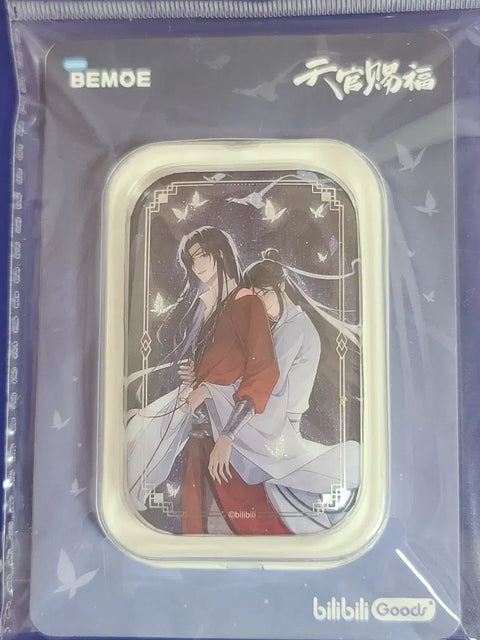 Selling Heaven Official's Blessing (Tian Guan Ci Fu) badges.