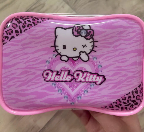 Sanrio Hello Kitty Go Go Girl Leopard Clear Pouch