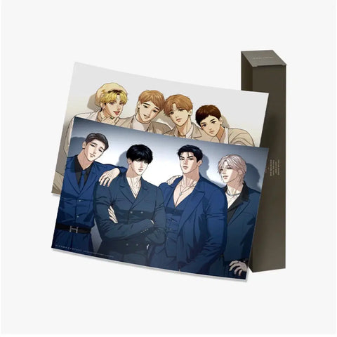 Mingwa Company Jinx Poster Photo Set Joo Jae-kyung Kim Dan BJ Alex
