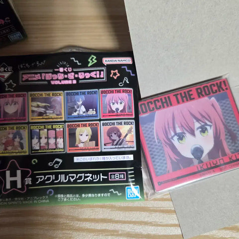 Bocchi the Rock! Ichiban Kuji H Prize Acrylic Magnet Magnet Kita Transfer Sale