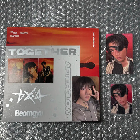 TXT (Tomorrow X Together) The Star Seekers Together Afterglow Version Choi Beomgyu Photocard