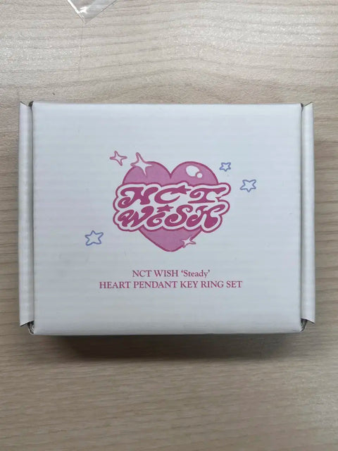 NCT Wish Sion Steady Heart Pendant Keyring Set