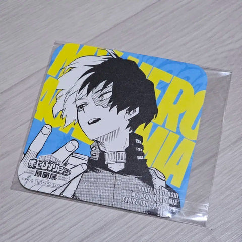 My Hero Academia Original Art Exhibition Cafe Benefit Todoroki Shoto Coaster Transfer