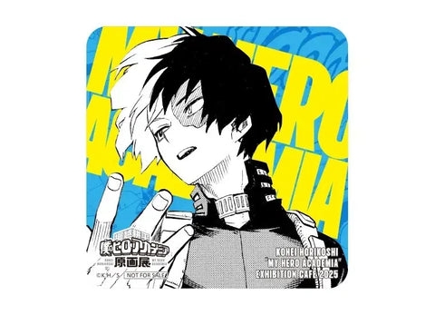 My Hero Academia Original Art Exhibition Cafe Benefit Todoroki Shoto Coaster Transfer