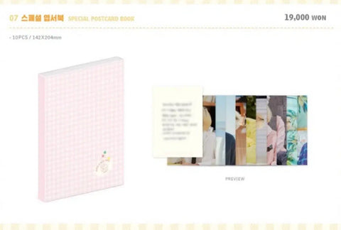 Park Jihoon Online Concert Special Postcard Book Goods