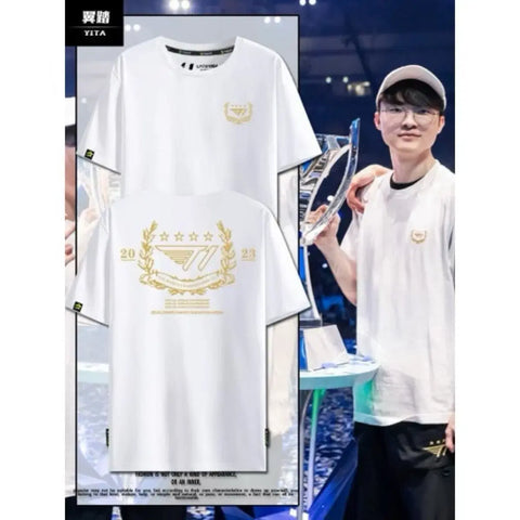 T1 S13 Championship Uniform Victory 기념 Short Sleeve