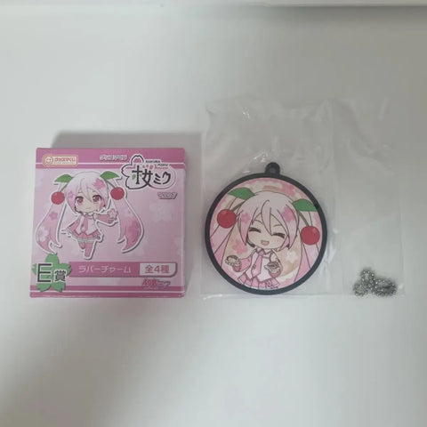 Good Smile Sakura Miku 2024 Rubber Keychain