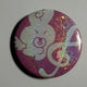 Treble clef pin button badge