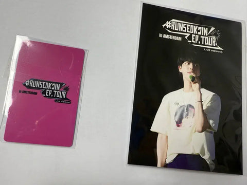 Run, Seokjin Live Viewing Special Postcard Photocard