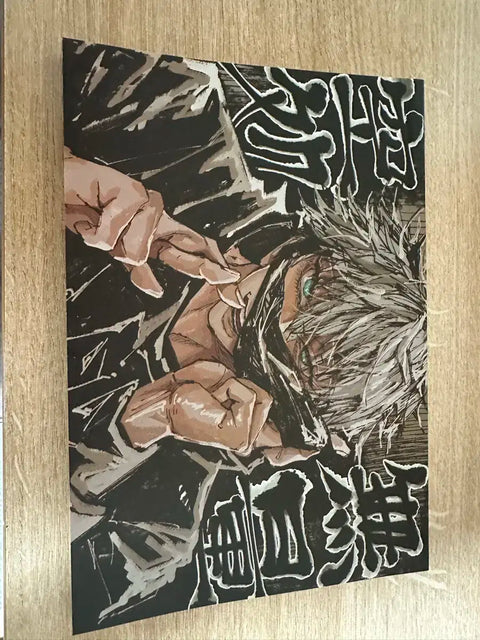 Selling Gojo notebook at Seoul Comic World (Seo-ko).