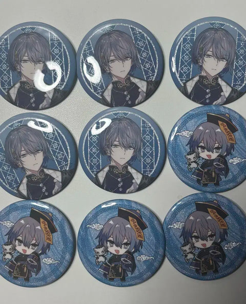 Nijisanji D-tike 2nd Anniversary Koyanagi Rou Can Badge