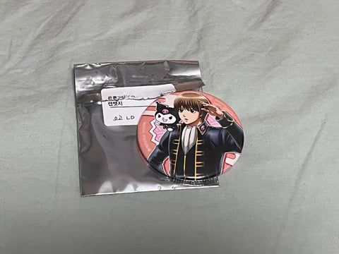 Gintama Sanrio Collaboration Can Badge Okita Sougo