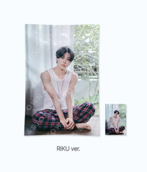 NCT WISH Riku Exhibition Fabric Poster Postcard