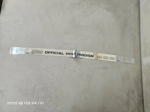 Official Hige Dandism Korea concert ginte + slogan
