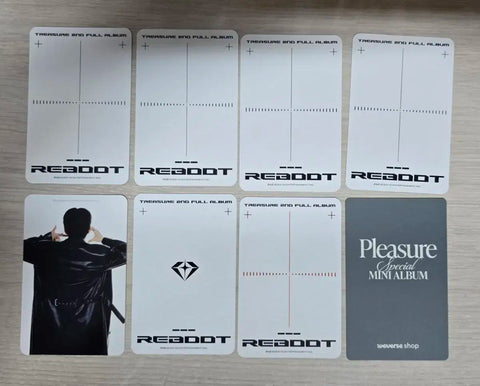 Treasure photocard 8ea as a set