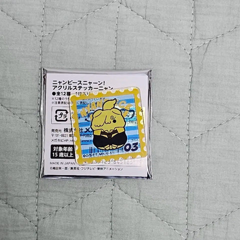 One Piece Nyang Piece Sanji Acrylic Sticker