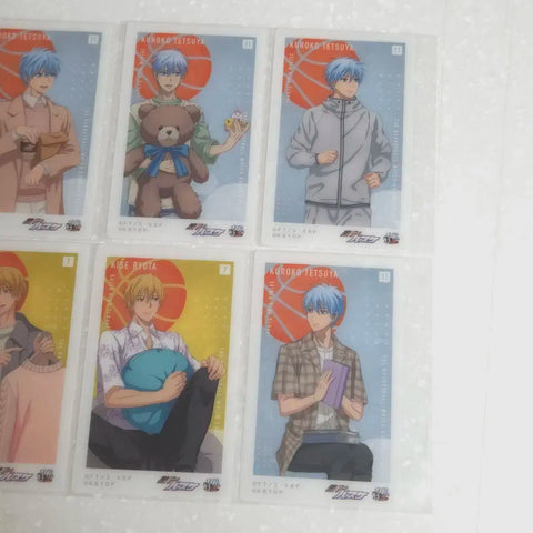 Kuroko's Basketball Kuroko & Kise 10th Anniversary Commemorative Clear Sheet Card Set