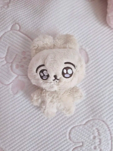 Jungkook bunny doll keyring, ivory