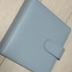 6-ring sky blue macaron binder