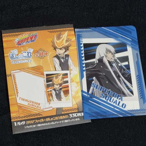 Tutor Hitman Reborn Clear File Pasha Colle Collection Squalo