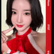 tripleS Kim Yuyeon Cream Christmas Object Transfer
