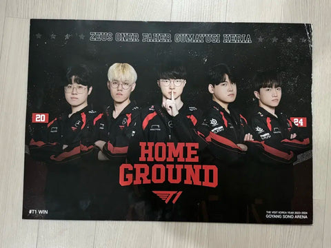 T1 Zeus, Oner, Faker, Gumayusi, Keria 2024 Goyang Homeground Cheerpul