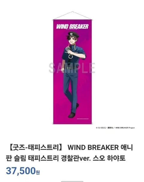 Wind Breaker Seo Hayato Police Officer ver. Tapestry