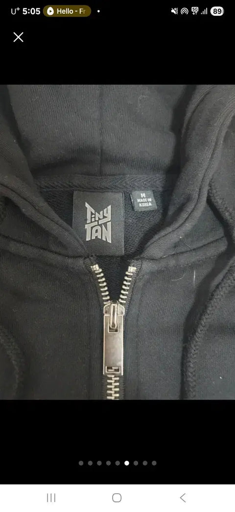 BTS Bangtan Boys TinyTAN Hoodie Zip-Up M