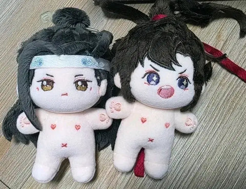The Grandmaster of Demonic Cultivation Kazeshop 10cm WangXian Plush Doll Transfer Lan Wangji Wei Wuxian