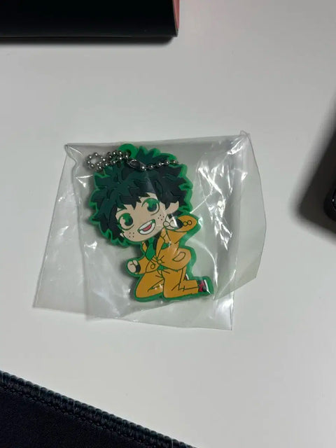 My Hero Academia Midoriya Izuku / Bowing Shoulder Bump + Rubber Keychain Gacha