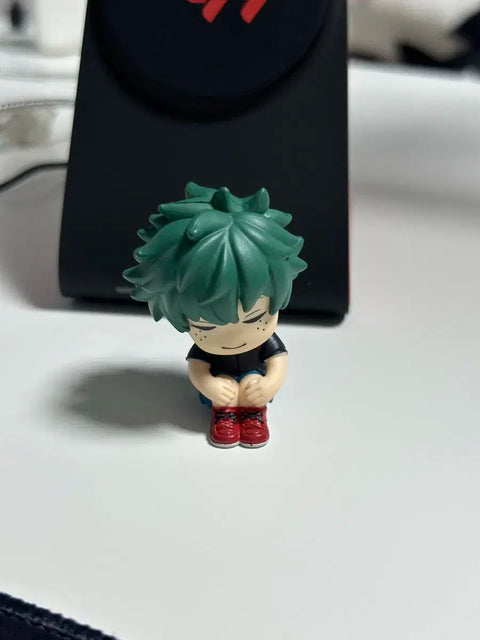 My Hero Academia Midoriya Izuku / Bowing Shoulder Bump + Rubber Keychain Gacha