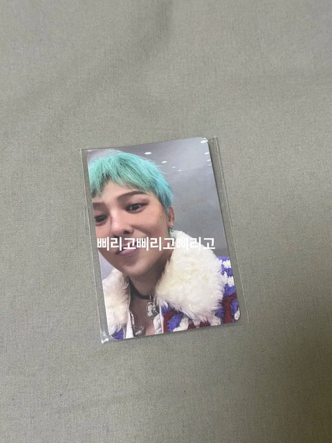 G-Dragon World Tour Seoul Final Concert Fam Zone Photocard