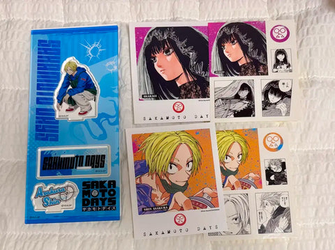 Sakamoto Days Sakaday Asakura Shin Acrylic Photo Card Sticker