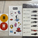 BTS & BT21 Sticker Set