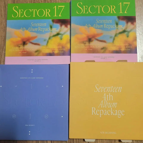 Seventeen Sector 17 Album, Compact Unsealed Album
