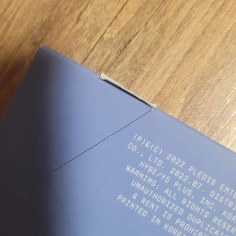 Seventeen Sector 17 Album, Compact Unsealed Album