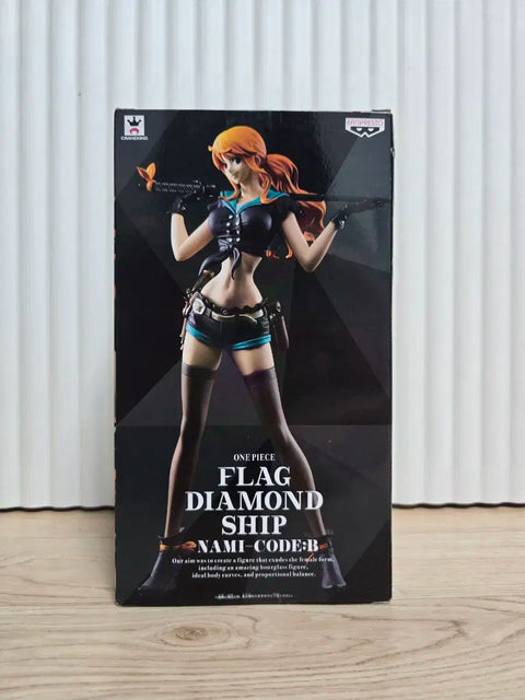 One Piece Flag Diamond Ship Nami Figure