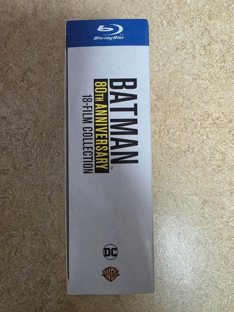 Selling Batman 80th Anniversary Comics Blu-ray.
