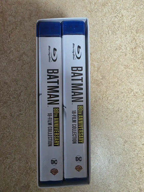 Selling Batman 80th Anniversary Comics Blu-ray.
