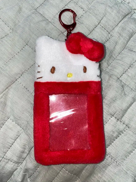 Hello Kitty Kitty Boa Fleece Photocard Holder Fur Photocard