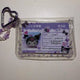 Kuromi Name Card Coin Purse Pouch Authentic Transfer