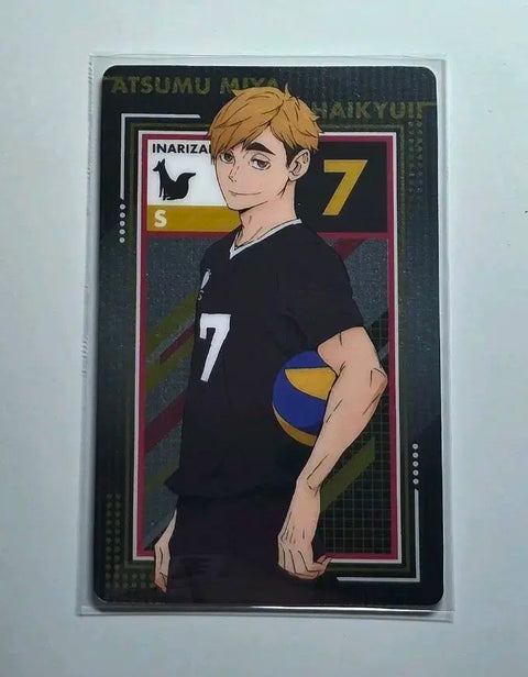 Haikyuu Miya Atsumu Metallic Card for Sale