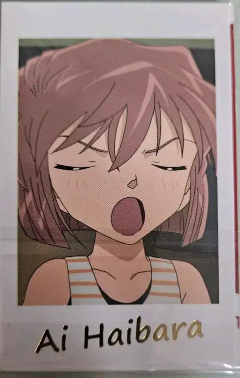 Selling Detective Conan Haibara Ai Sherry double-sided photocard.