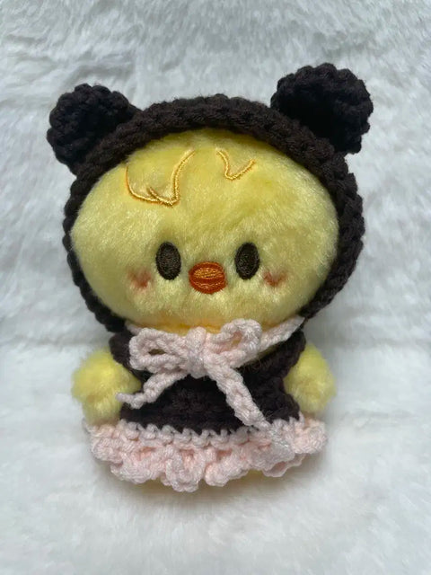 Stray Kids, BbokAri, custom-made clothes, hand knitting, bear hat, clothes